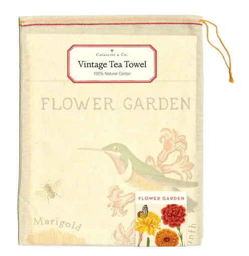 Flower Garden Kitchen Towel