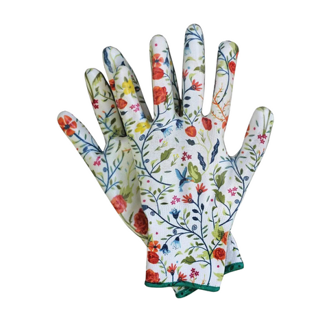 'Garden of Paradise' Nitrile Weeding Gloves