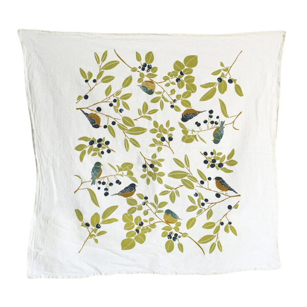 June & December Kitchen Towel 'Huckleberry Marsh'
