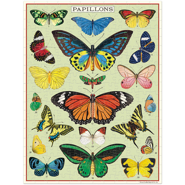 Butterflies Vintage 240 Piece Puzzle