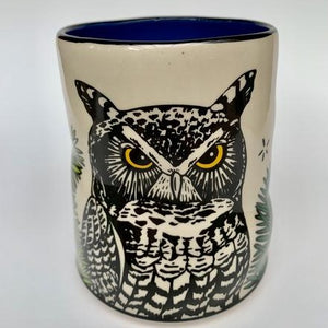 Lucky Great Horned Owl Cup