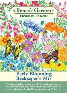 Early Blooming Beekeepers Mix Garden Seeds