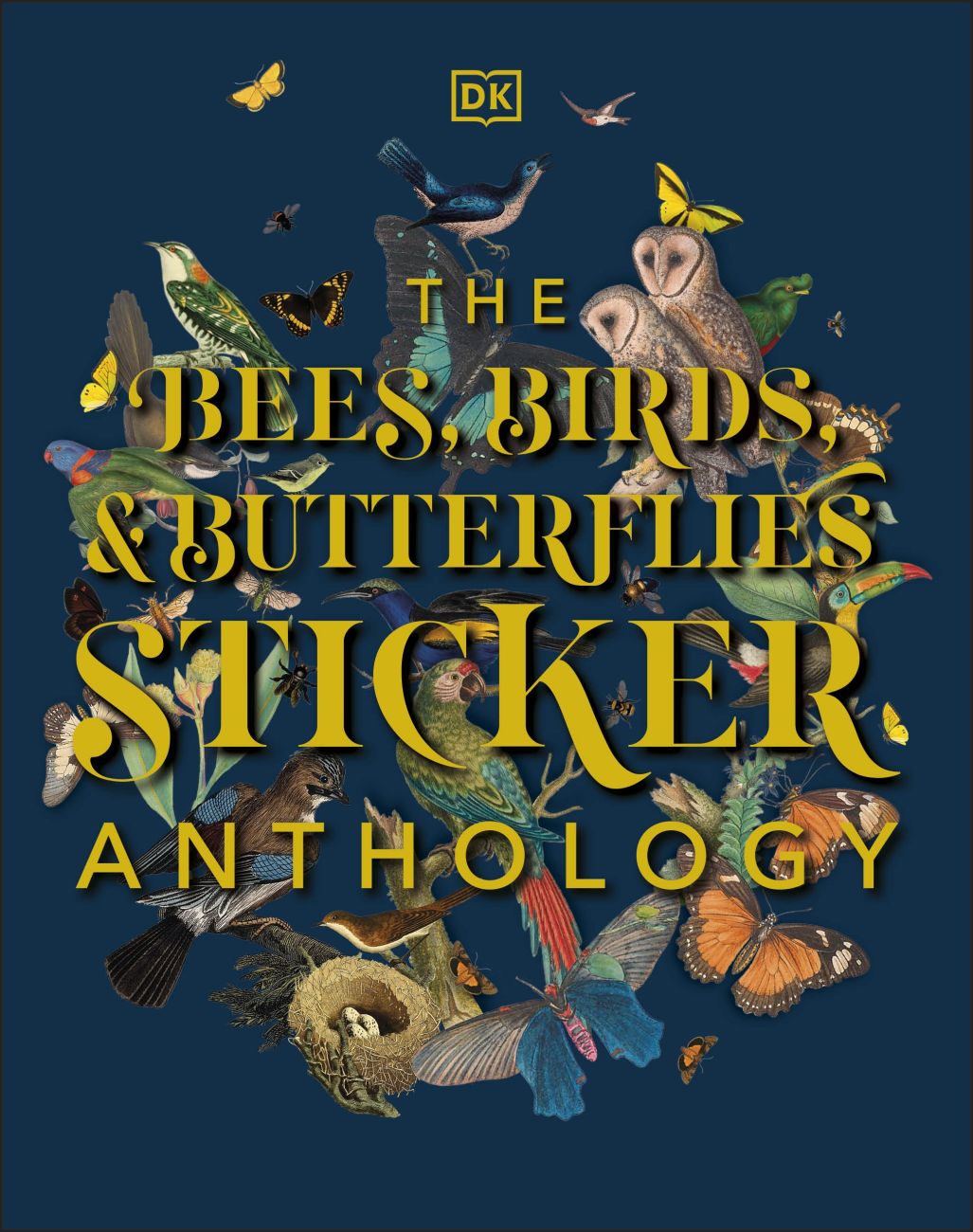 Bees, Birds & Butterflies Sticker Anthology