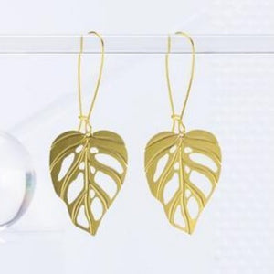 Monstera adansonii Earrings