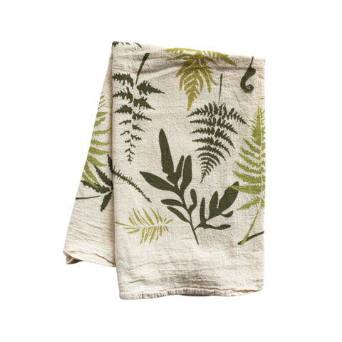 Endangered Ferns Kitchen Towel
