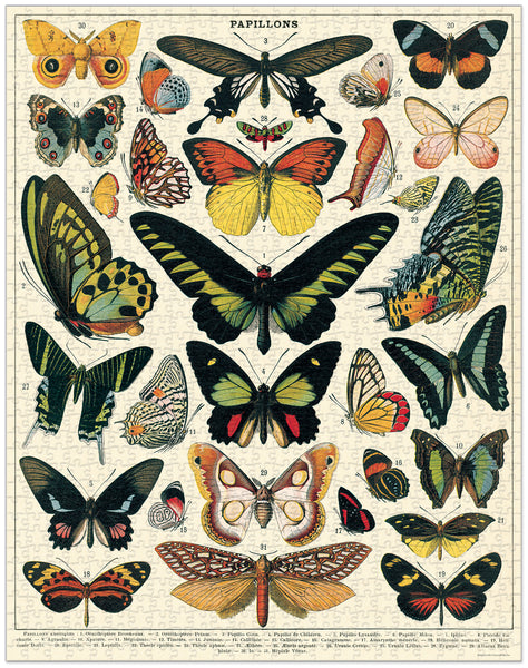 Butterflies Vintage Puzzle