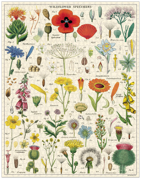 Wildflowers Vintage Puzzle
