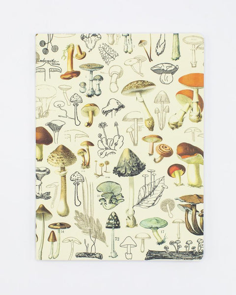 Mushrooms Notebook Softcover - Dot Grid