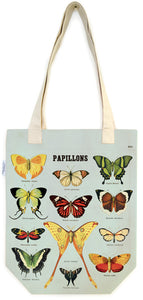 Cavallini Butterflies Canvas Tote Bag