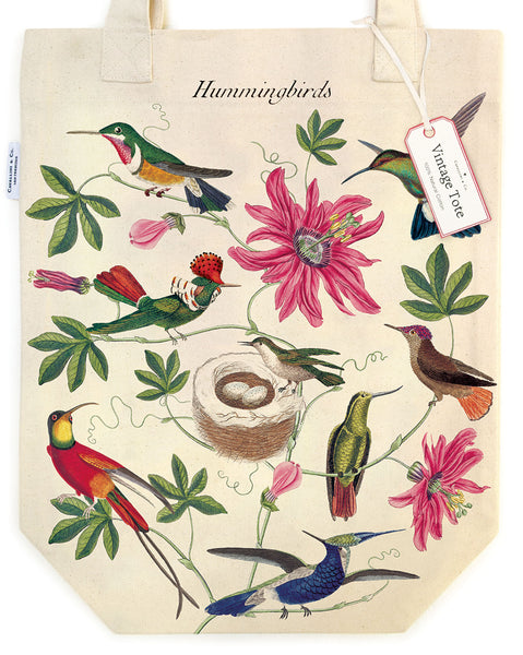 Hummingbird Canvas Tote Bag