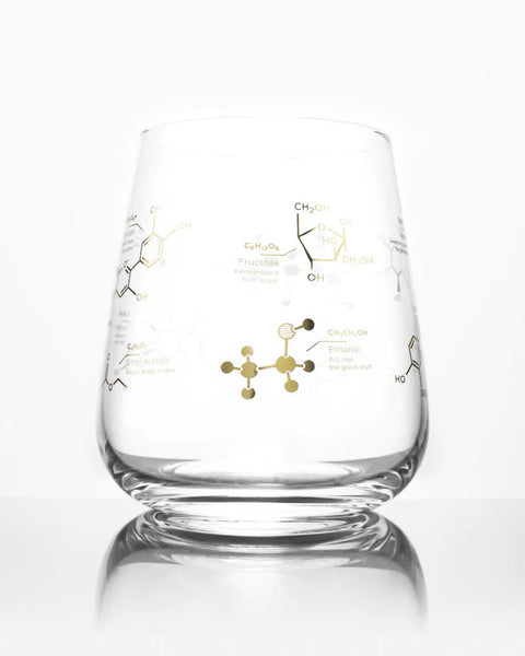 Wine Chemistry Stemless Glass