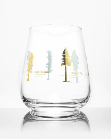 Forest Giants Stemless Wine Glass