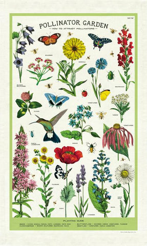 Pollinator Garden Kitchen Towel